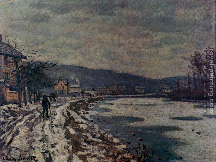 Claude Oscar Monet : The Seine at Bougival II Claude Oscar Monet : The Seine at Bougival II
